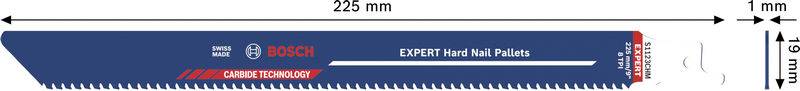 Bosch Accessories 2608902330 EXPERT Hard Nail Pallets S1123CHM Säbelsägeblatt 1St.