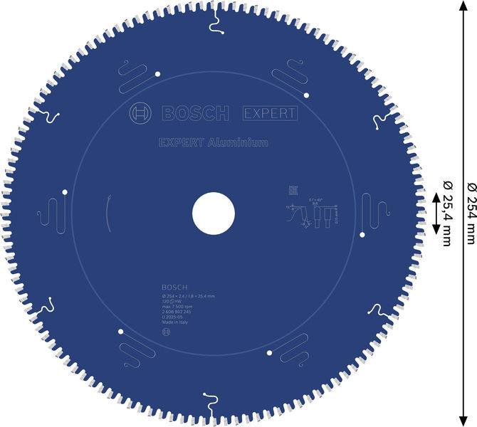 Bosch Accessories 2608902245 2608902245 Kreissägeblatt Zähneanzahl: 120 1St.