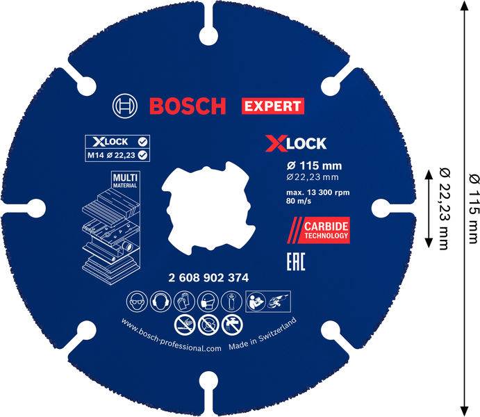 Bosch Accessories 2608902374 2608902374 Trennscheibe 1St.