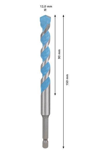 Bosch Accessories 2608902274 2608902274 Multibohrer 12mm Gesamtlänge 150mm 1St.