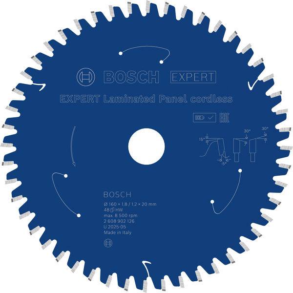 Kreissägeblatt mit Bezeichnung „BOSCH Expert