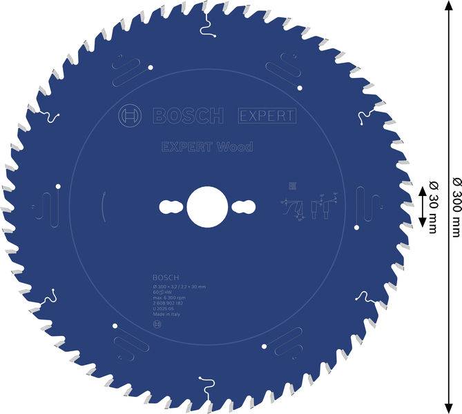 Kreissägeblatt mit der Bezeichnung „Bosch Expert Wood