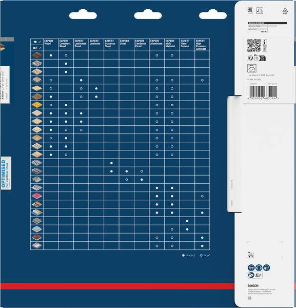 Bosch Accessories 2608902186 2608902186 Kreissägeblatt Zähneanzahl: 60 1St.