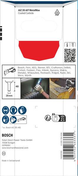 Bosch Accessories 2608902044 2608902044 Carbide Multitool-Sägeblätter 5St.