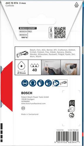 Bosch Accessories 2608902055 2608902055 Carbide-RIFF Multitool-Sägeblätter 1 St.