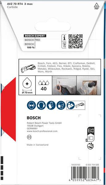Bosch Accessories 2608902055 2608902055 Carbide-RIFF Multitool-Sägeblätter 1St.