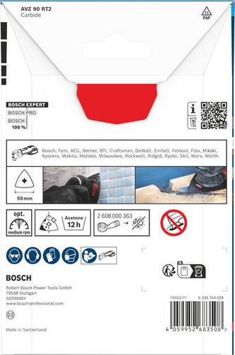 Bosch Accessories 2608902061 2608902061 Carbide-RIFF Multitool-Sägeblätter 1 St.