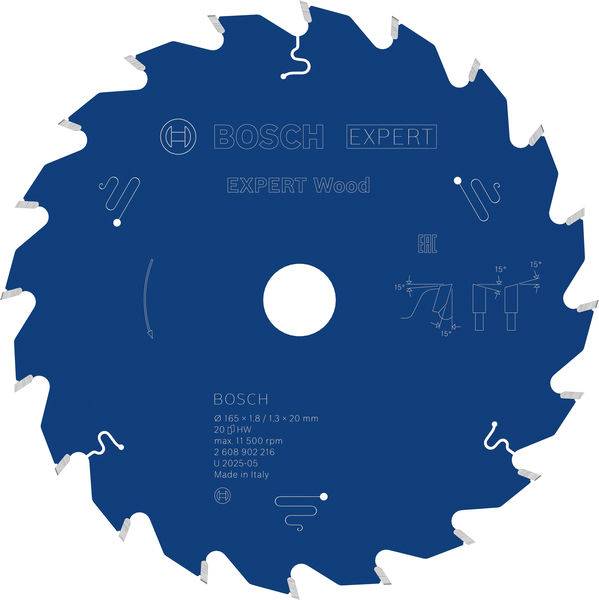 Kreissägeblatt zum Holzschneiden, mit der Bezeichnung „BOSCH EXPERT Wood