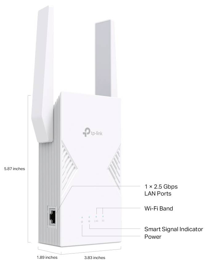 TP-LINK WLAN Repeater RE235BE WiFi 7, Mesh-fähig
