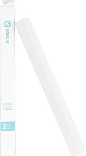 Loklik A3 Rolled Canvas Leinwand Schnittbreite 29.7 cm Weiß