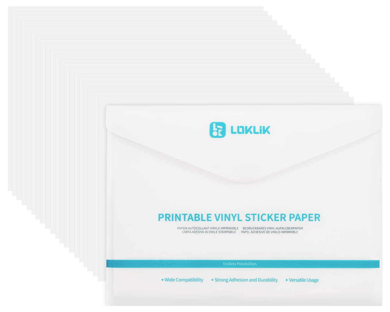 „Loklik bedruckbares Vinyl-Aufkleber-Papier