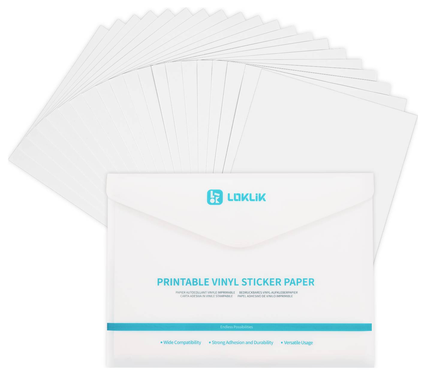 „Loklik bedruckbares Vinyl-Aufkleber-Papier