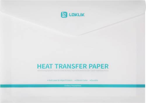 Loklik Transferpapierbogen 8er-Pack Transferblätter Weiß