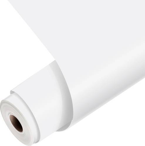 Loklik Mattes permanent klebendes Vinyl 33 x 305 cm Folie Weiß