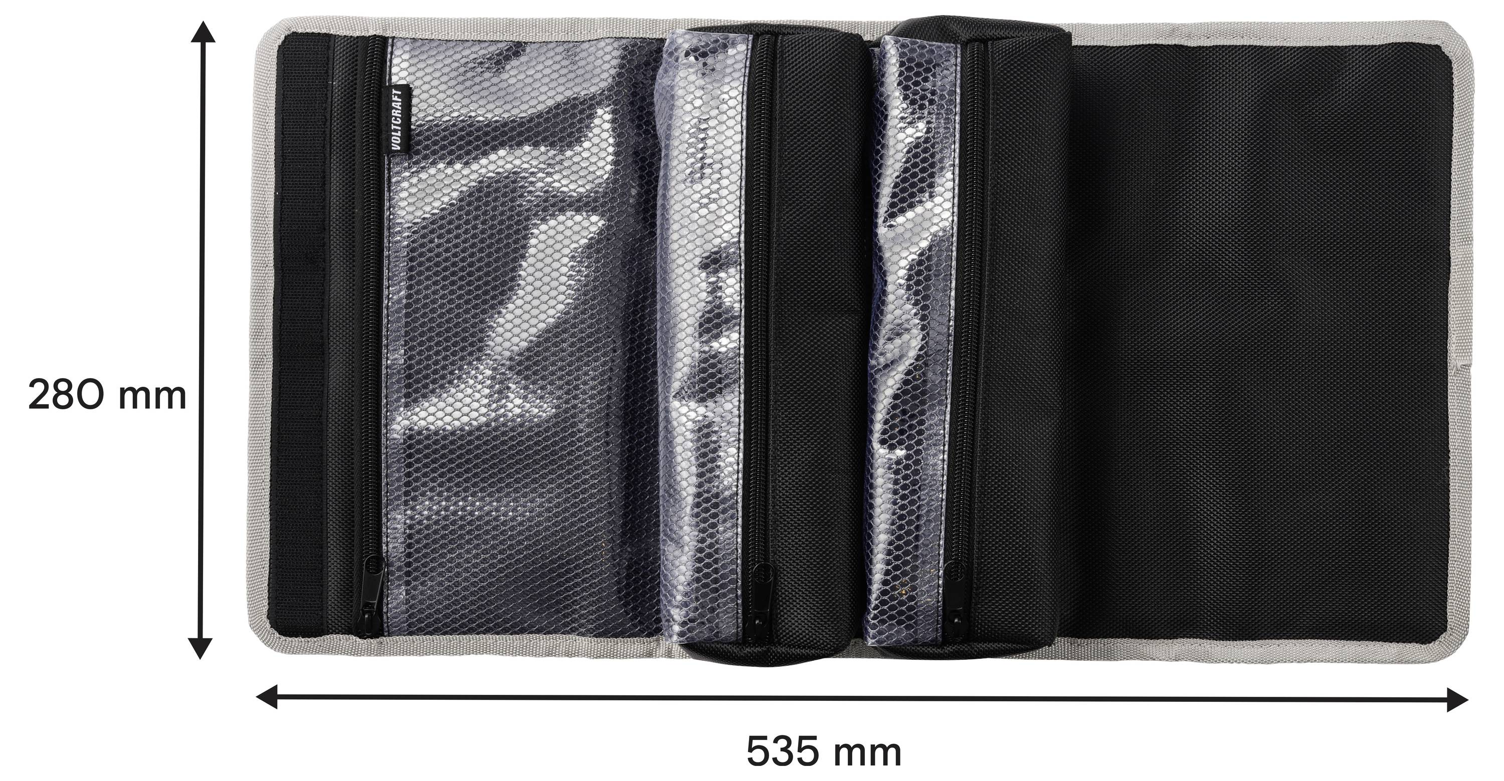 VOLTCRAFT MLBag-100 Rolltasche für Messleitungen und Messgeräte