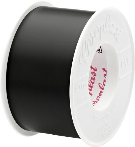 Coroplast 302 Weich - PVC 265964 Isolierband Schwarz (L x B) 25000 mm x 25 mm 1 St.