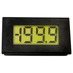 Eine digitale Anzeige, die die Nummer „-199,9