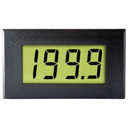 Ein digitales Display zeigt die Nummer 199.9 auf einem grünen Bildschirm mit einem schwarzen Rahmen.