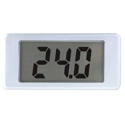 Digitales Thermometer-Display zeigt „24,0