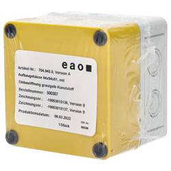 Eao 704.945.0 Gehäuse 94 x 94 x 81 Grau, Gelb 1St.