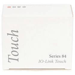 Eine weiße Box mit dem Text „Touch