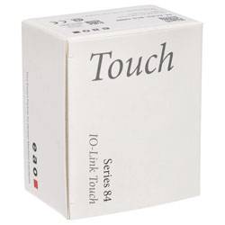 Eine weiße Box mit dem Text „Touch