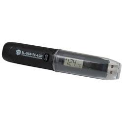 Ein digitales USB-Temperatur-Datenerfassungsgerät mit LCD-Anzeige „124°C