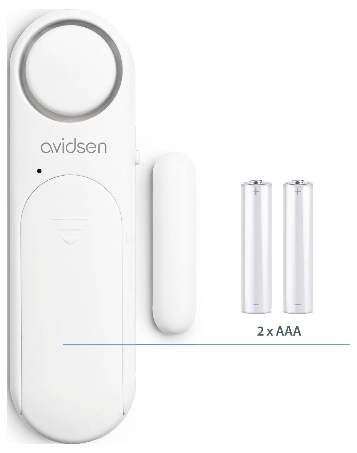 Avidsen Tür-/Fensteralarm Weiß Set mit Fernbedienung 120 dB 100023