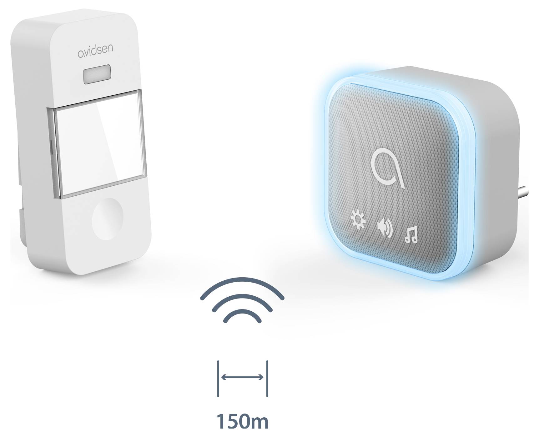 Eine runde schwarze LED-Streifen-Rolle mit Tragehenkel und Riemen, die eine Länge von 10 Metern zeigt. Enthält einen europäischen Stecker und QR-Code.