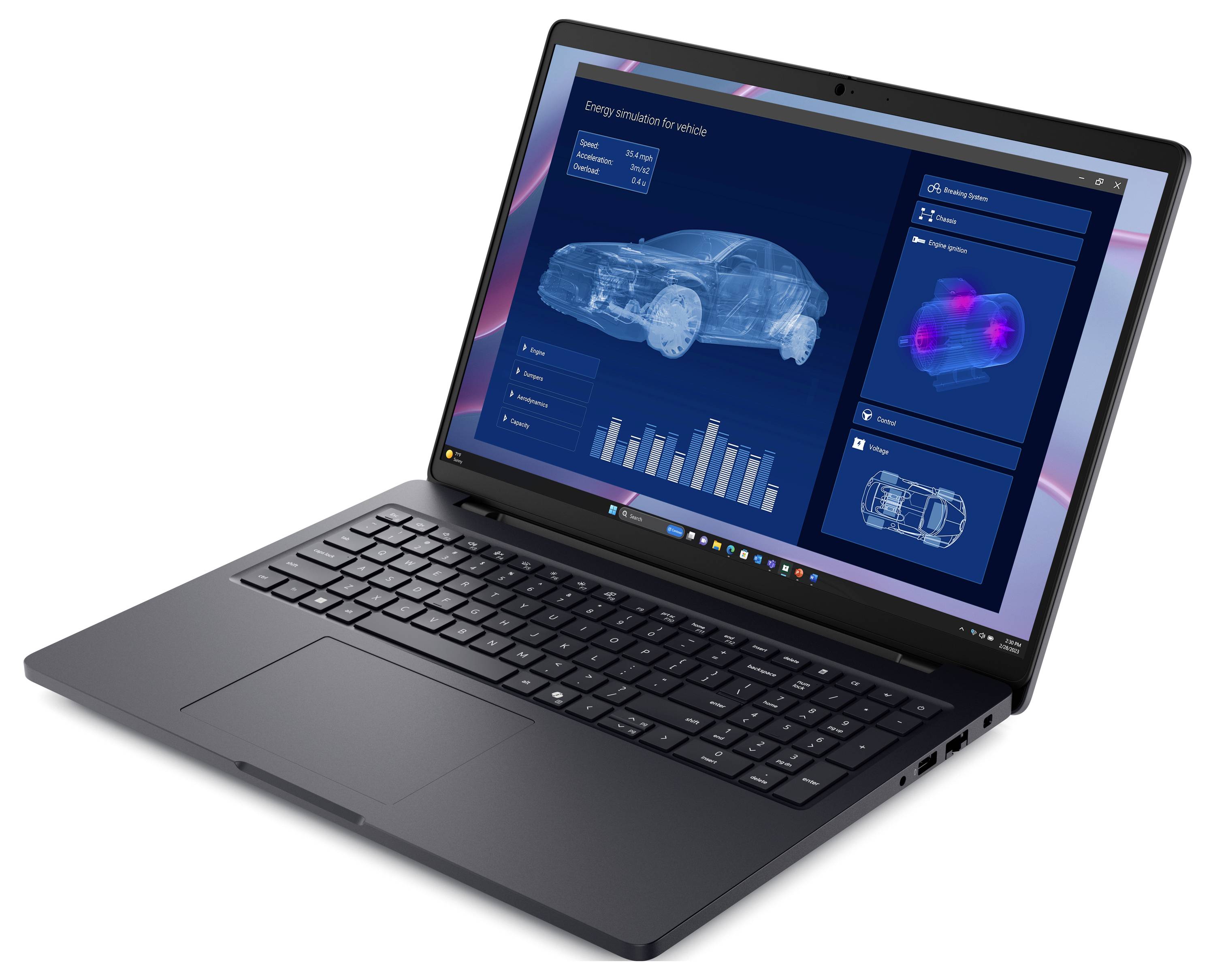 Dell Notebook Pro Max 16 MC16255 40.6cm (16 Zoll) Full-HD+ AMD Ryzen AI 7 PRO 350 32GB RAM 512GB SSD Deutsch, QWERTZ AMD AMD