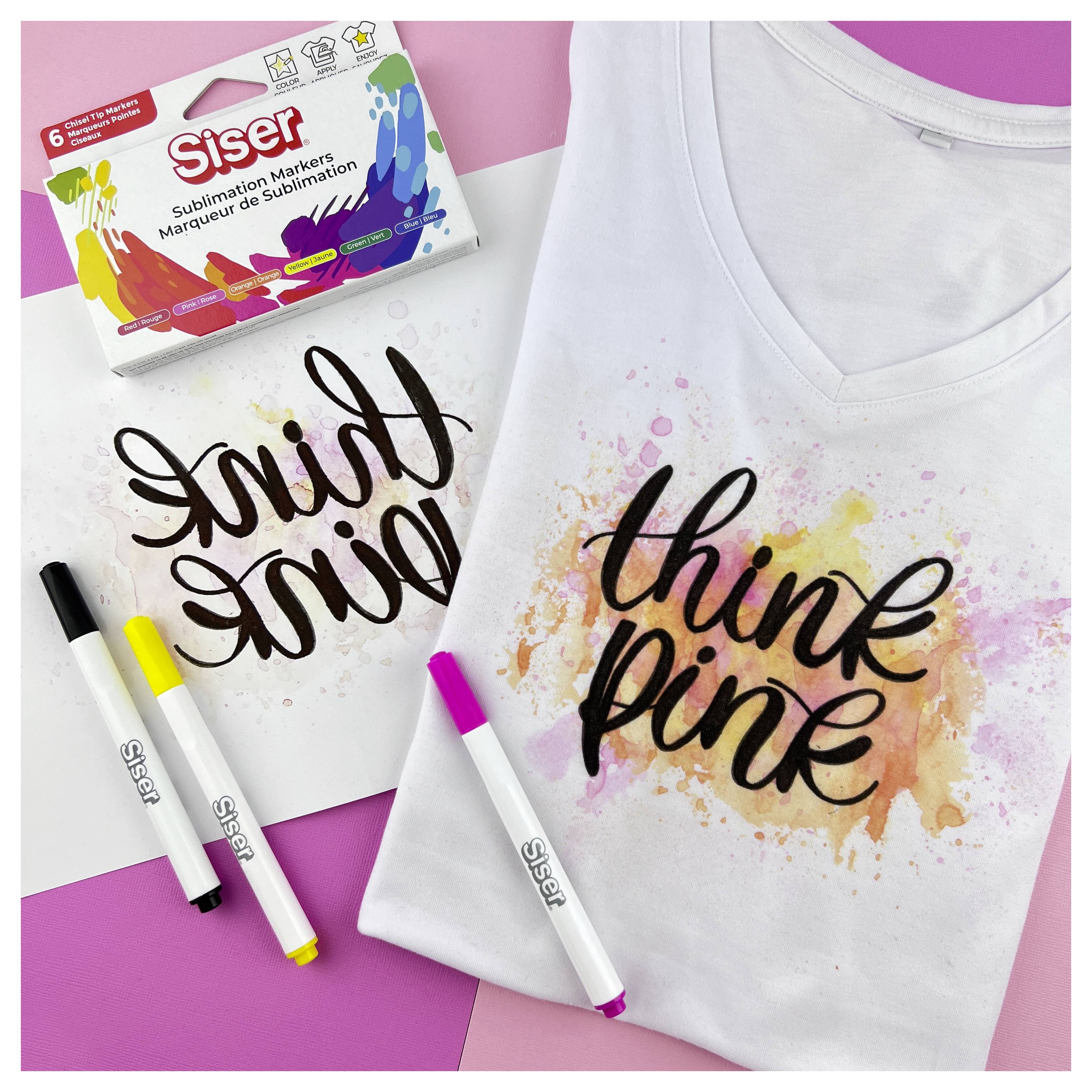 Weißes T-Shirt mit buntem 