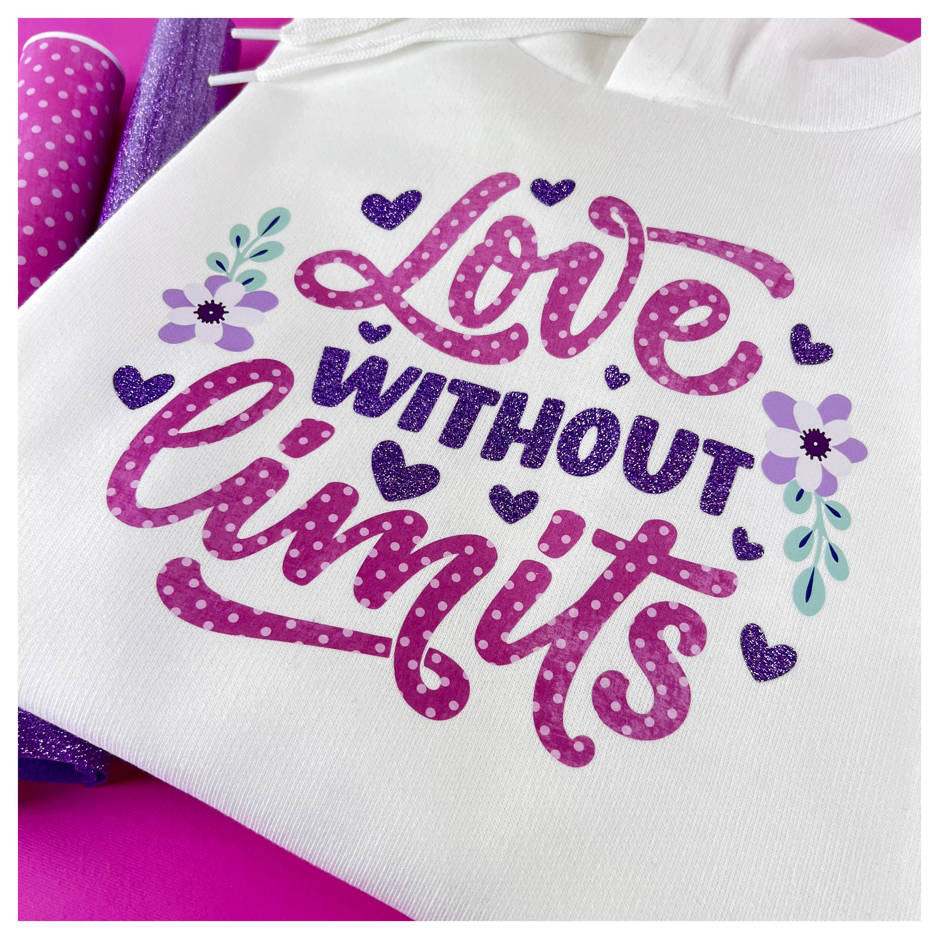 Tragetasche mit dem Text „Love Without Limits