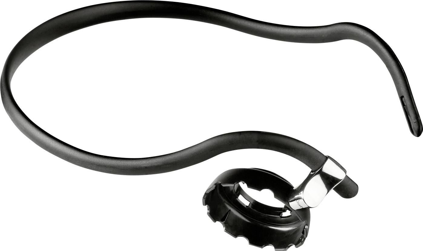 Ein schwarzer verstellbarer Stiefelriemen mit einem kreisförmigen Ratschenmechanismus an einem Ende.