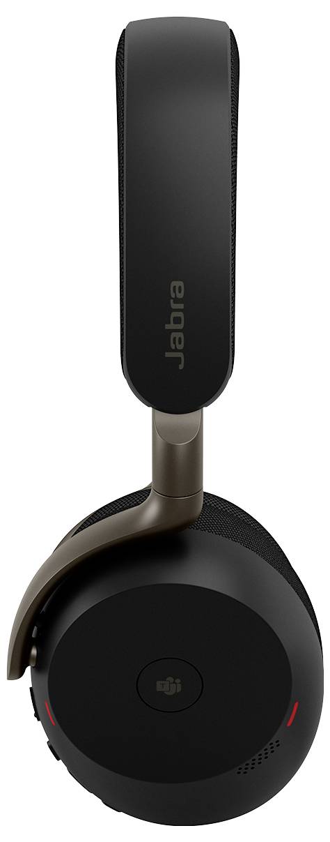 Jabra Evolve3 75 MS Stereo black mit Lin Over Ear Headset Schwarz