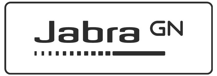 Jabra GN Logo mit fettgedrucktem schwarzem Text 
