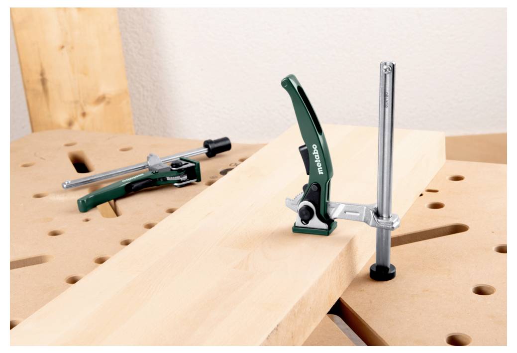 Metabo Senkrecht-Schnellspannzwinge für MWB 630139000 Spann-Weite (max.):155mm Ausladungs-Maße:70mm