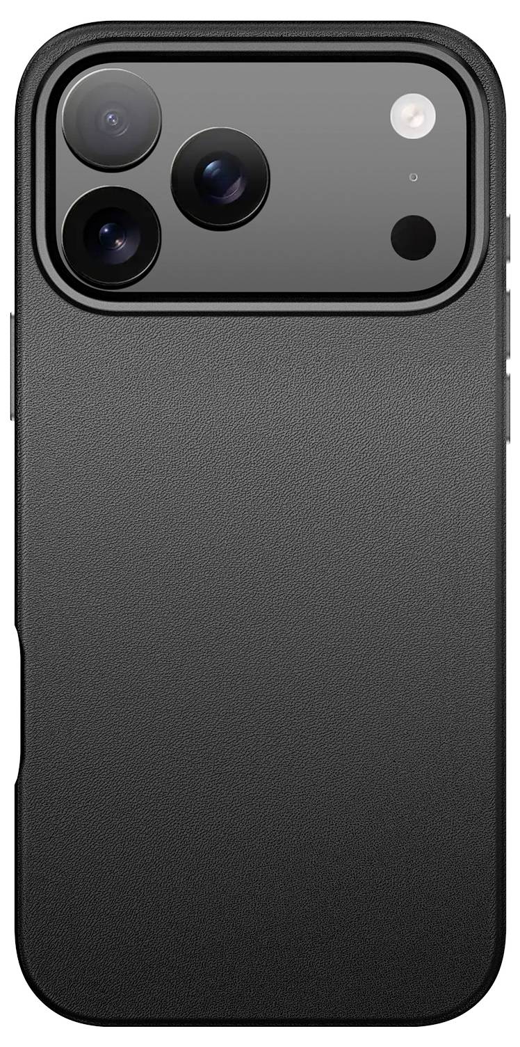 Nevox StyleShell PRO Leder Case iPhone 17 Pro Schwarz 2540
