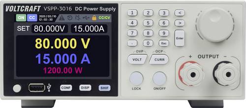 VOLTCRAFT VSPP-3016 Labornetzgerät für Rackeinbau, einstellbar 0 - 150 0 - 40 A 3000 W USB, RS-485