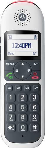 Motorola Big Keys Cordless Phone Grau