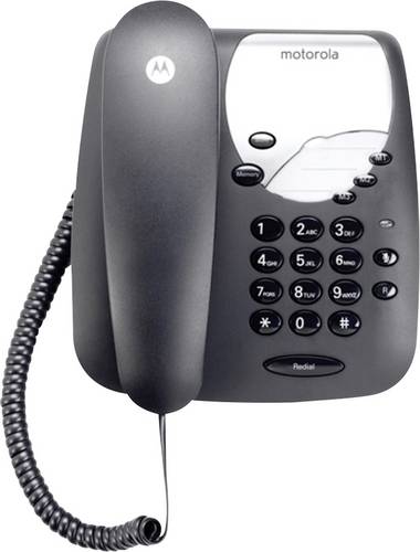 Motorola Corded Phone Schwarz