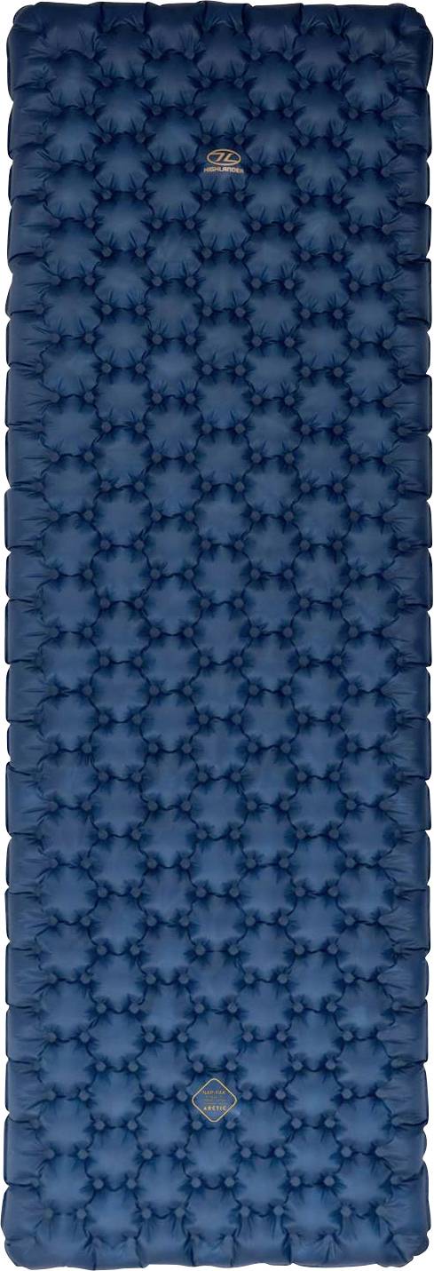 Ein blauauflassbares rechteckiges Schlafkissen mit einer strukturierten Oberfläche für Polsterung und Komfort.