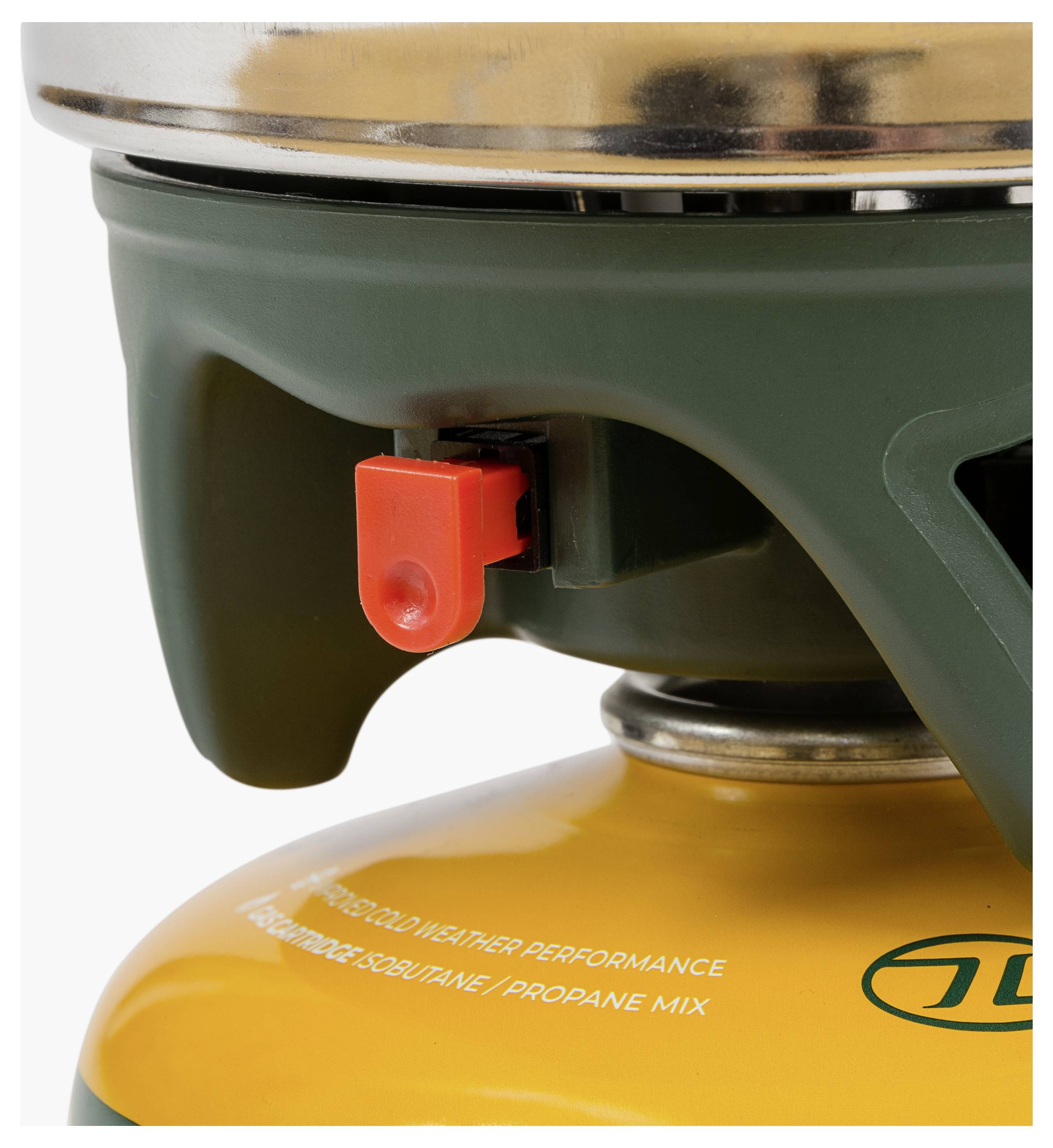 Highlander Gas Camping Kocher FASTBOIL 3 1,1L GASKERKOCHER OLIVE CP241-OG Aluminium, eloxiert