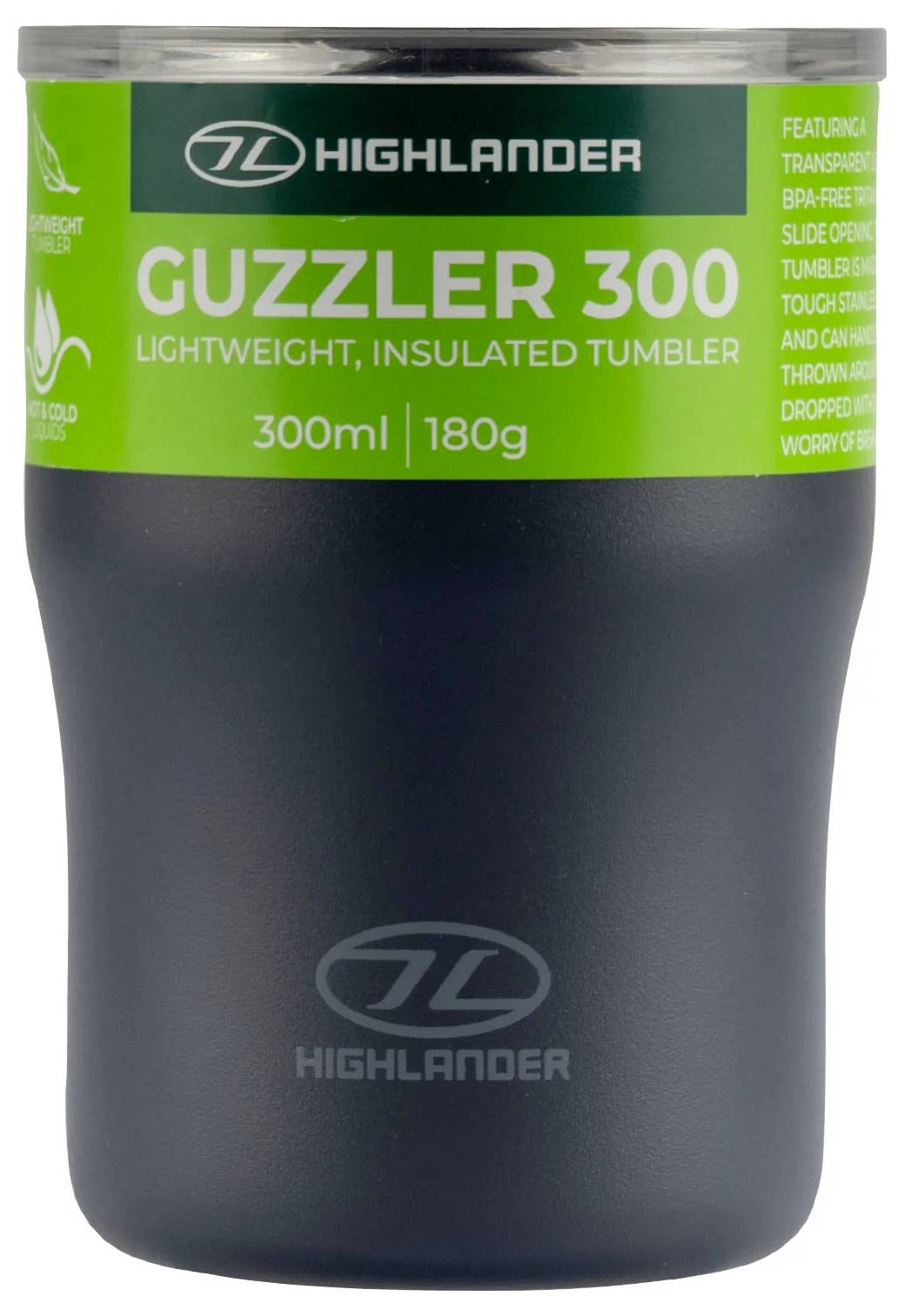 „Highlander Guzzler 300, 300ml, 180g leichtes isoliertes Trinkgefäß