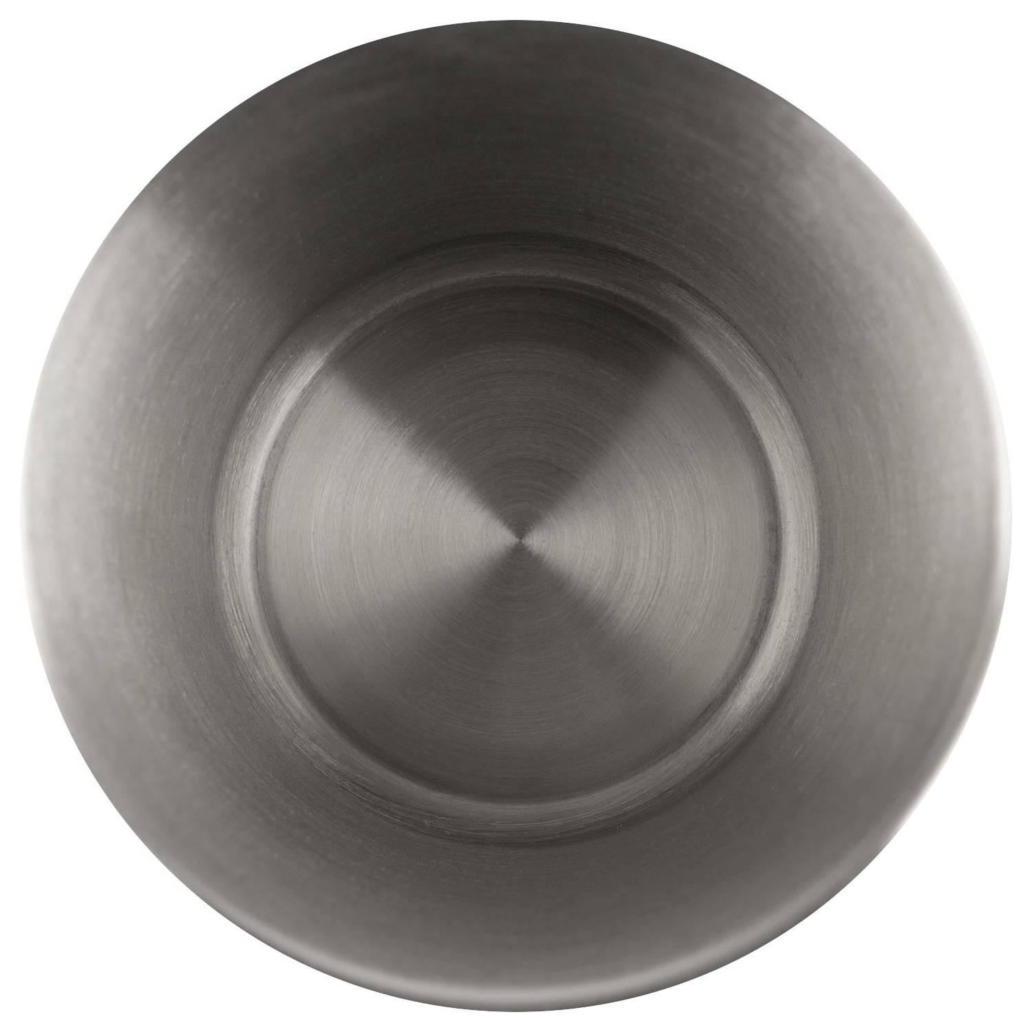 Seitenansicht eines mechanischen Lüftungskanallventilators mit seinem Metallgehäuse, Anschlussdrähten und Montageteilen zur Installation.