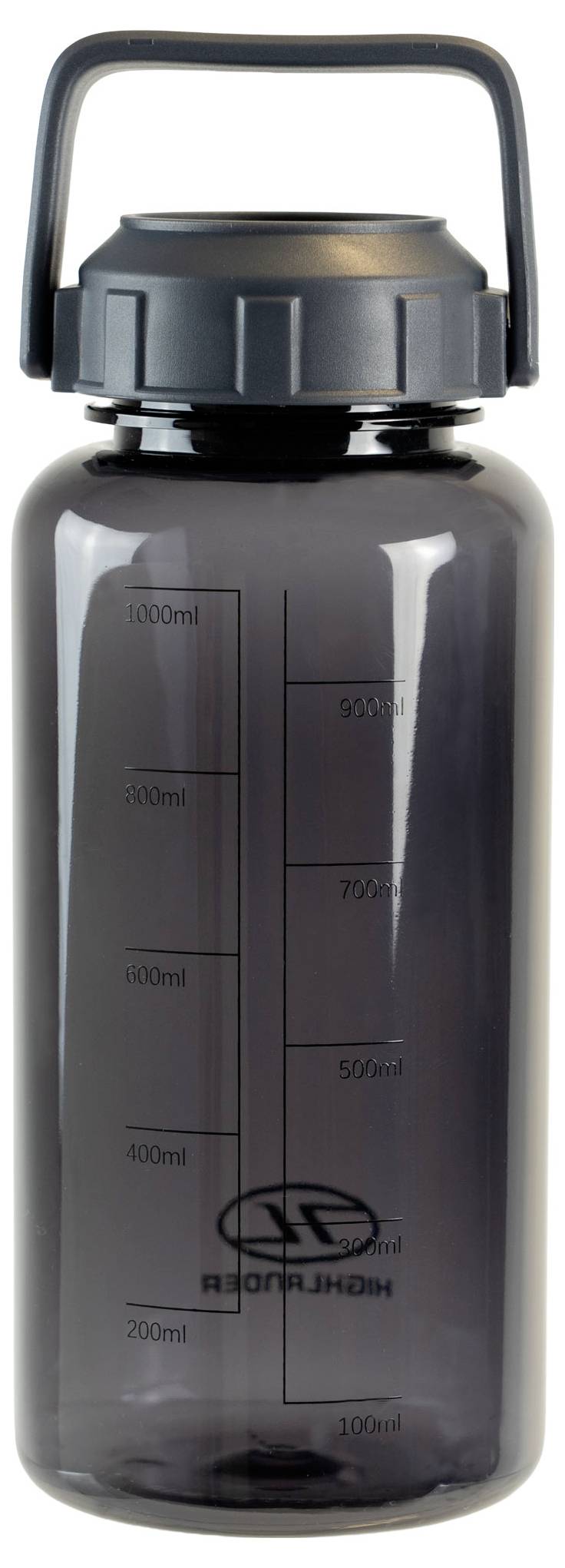 Highlander Trinkflasche 1000ml Kunststoff CP296-BK NJORD 1000 TRITAN Flasche Schwarz