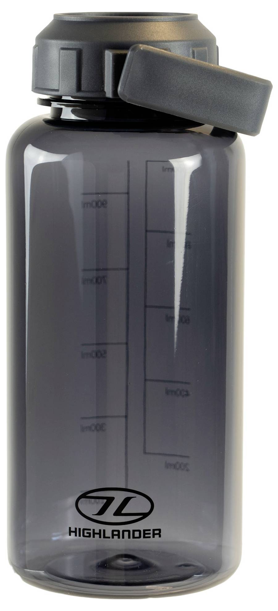 Highlander Trinkflasche 1000ml Kunststoff CP296-BK NJORD 1000 TRITAN Flasche Schwarz