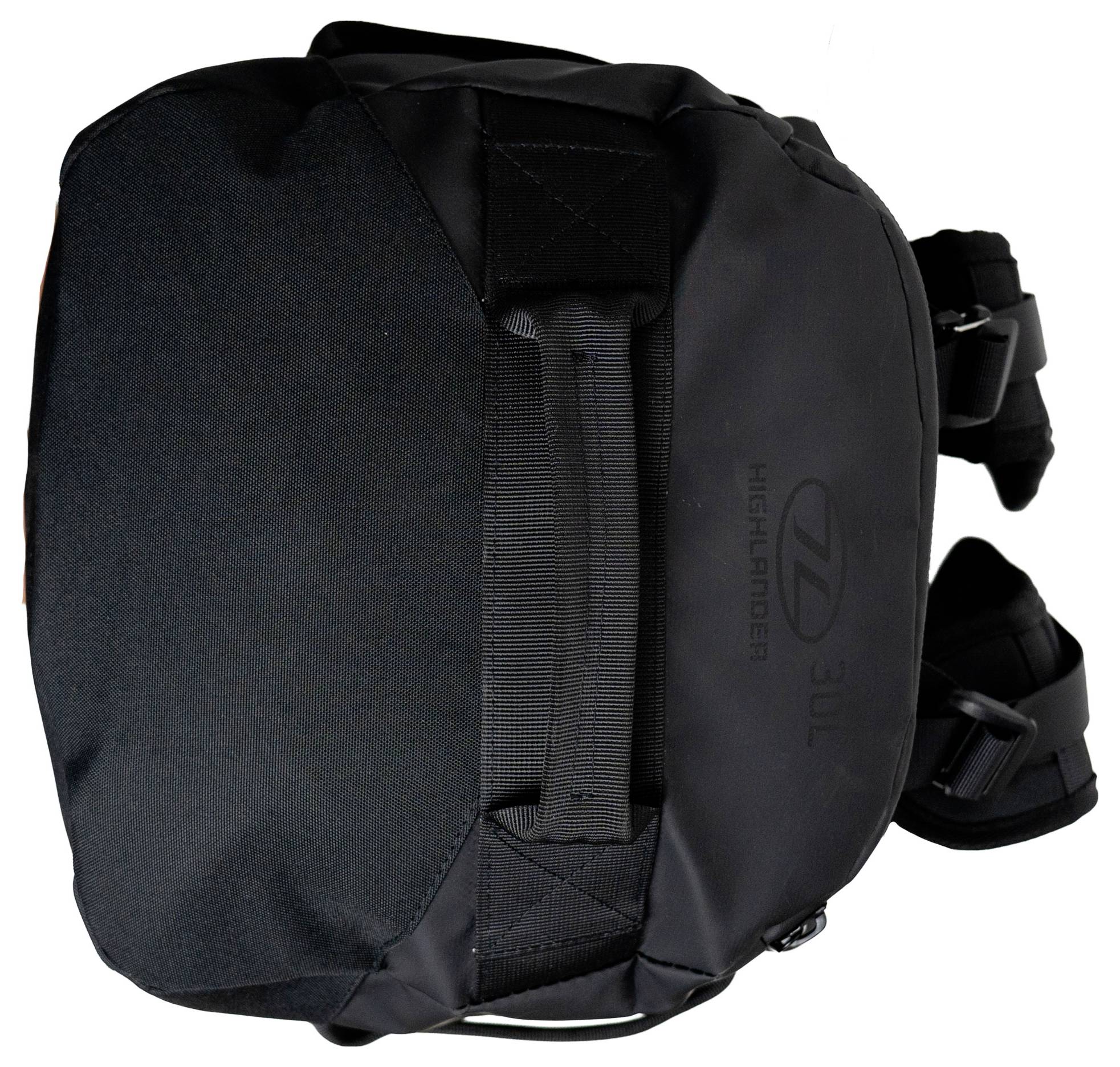 Ein schwarzer, langlebiger 30-Liter-Rucksack mit verstellbaren Trägern und Tragegriff, konzipiert für Wanderungen oder Outdoor-Aktivitäten.