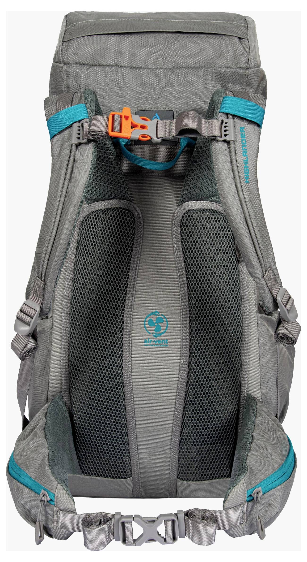 Highlander Rucksack IVAR 25l (B x H x T) 30 x 57 x 20mm Grau RUC283L-HGY