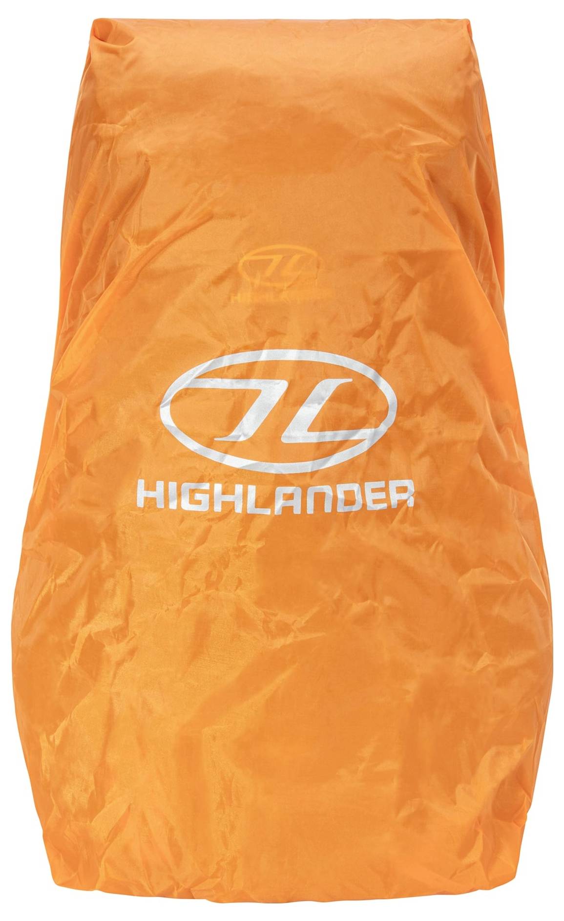 Eine orange Regenschutzhülle mit 