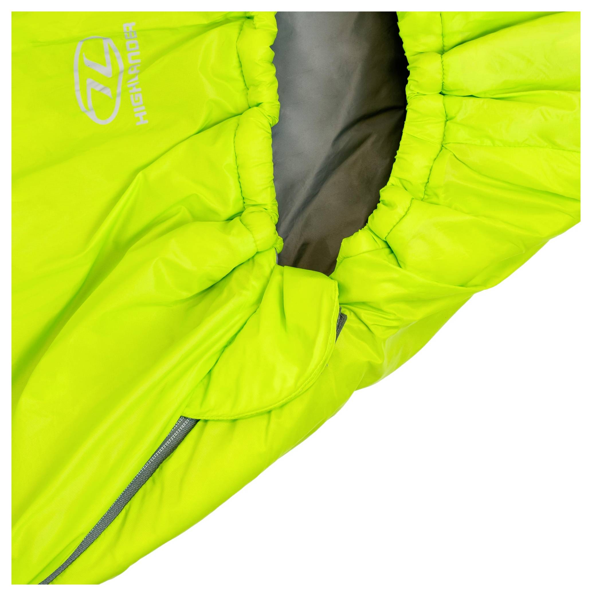 Eine Nahaufnahme eines blauen Rucksacks der Marke 